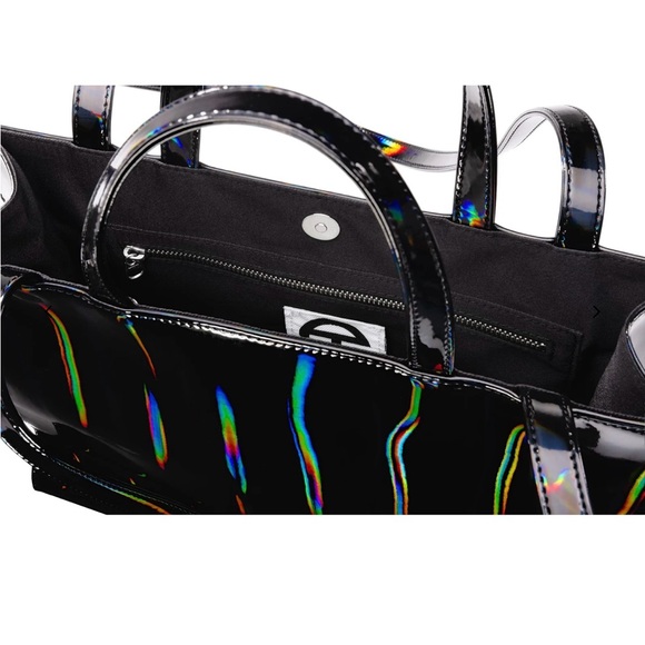 Medium Black Rainbow Telfar Bag - Picture 4 of 5